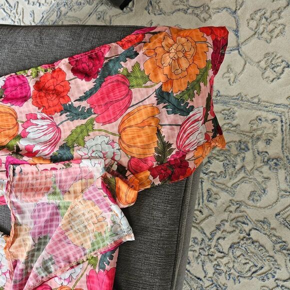 Trina Turk Women's Sunny Bloom Print Swim Slit Cover Up Pants - Picture 5 of 9